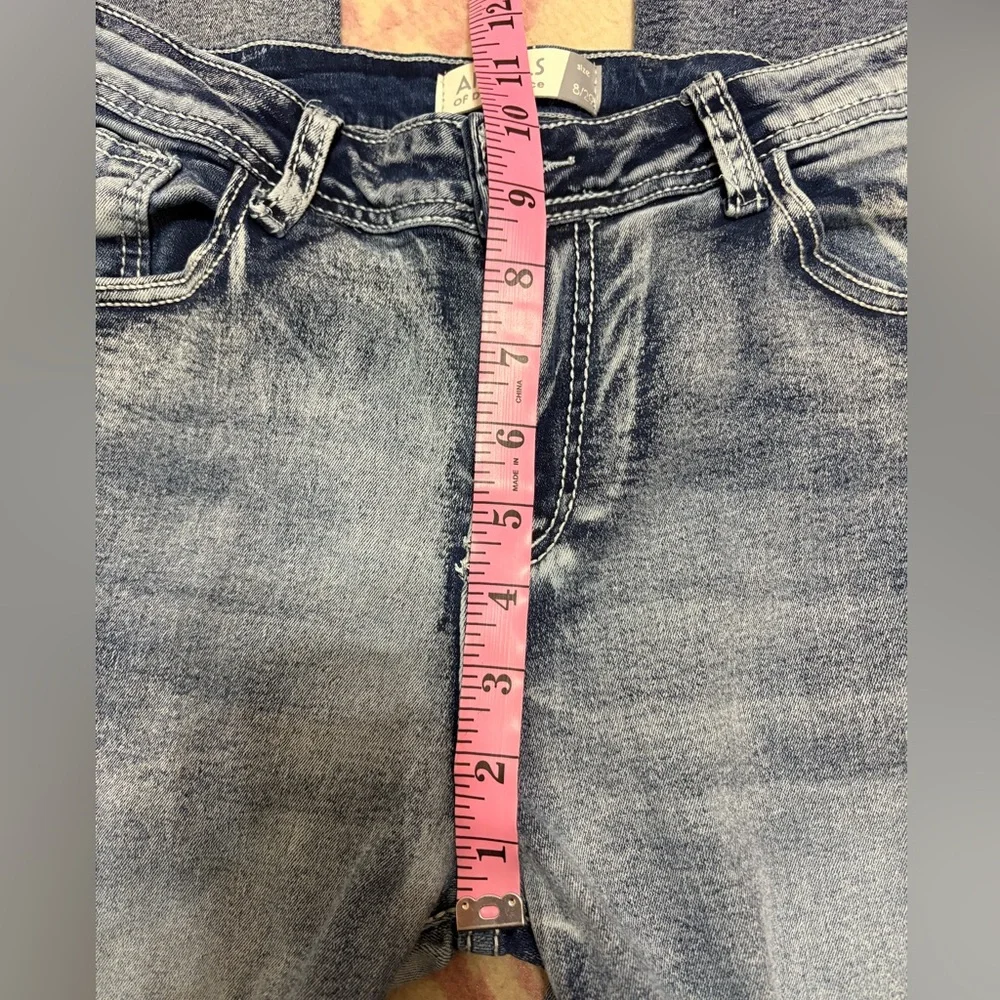 Angels of Difference High Rise Boot Cut Flare Leg Western Jeans Women’s 8/29